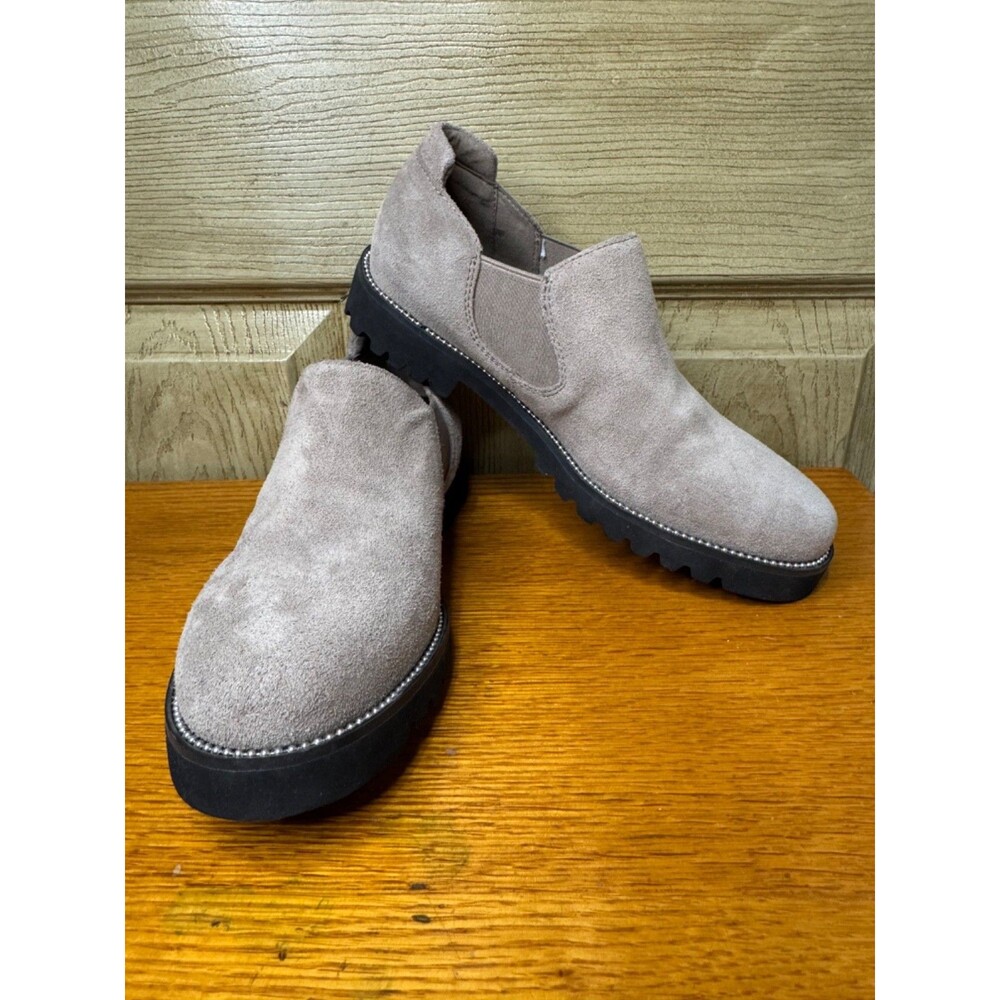 BLONDO Women Robin Waterproof Flat In Mushroom Leather Size 6 M